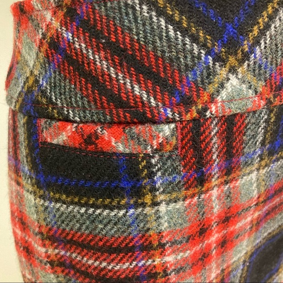🍎Wool blend snazzy walk about skirt by LL Bean slight sparkle in thread - Picture 12 of 12